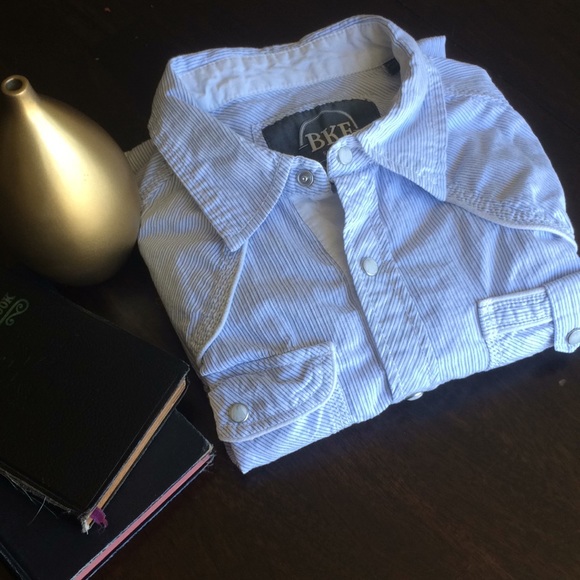 BKE Other - BKE Crinkle Cut Western Style Shirt